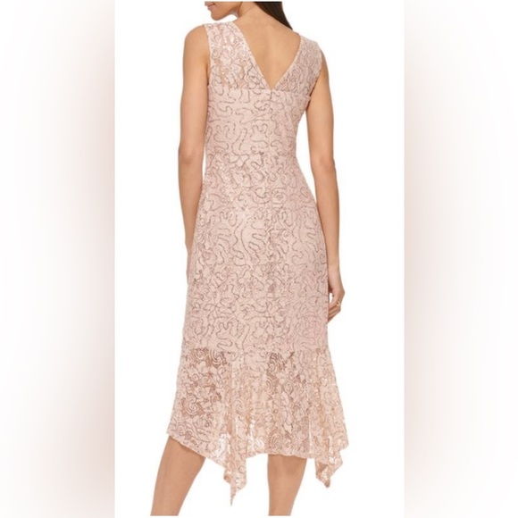 KENSIE Sequin Asymmetric Midi Dress - Picture 3 of 3